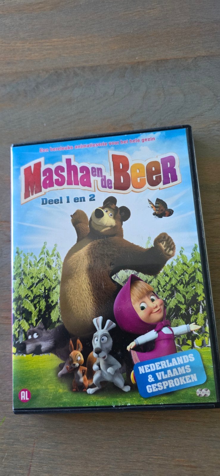 Masha en de Beer - Deel 1 en 2 DVD, Gebruikt, Animatie, Alle leeftijden, Tv-serie