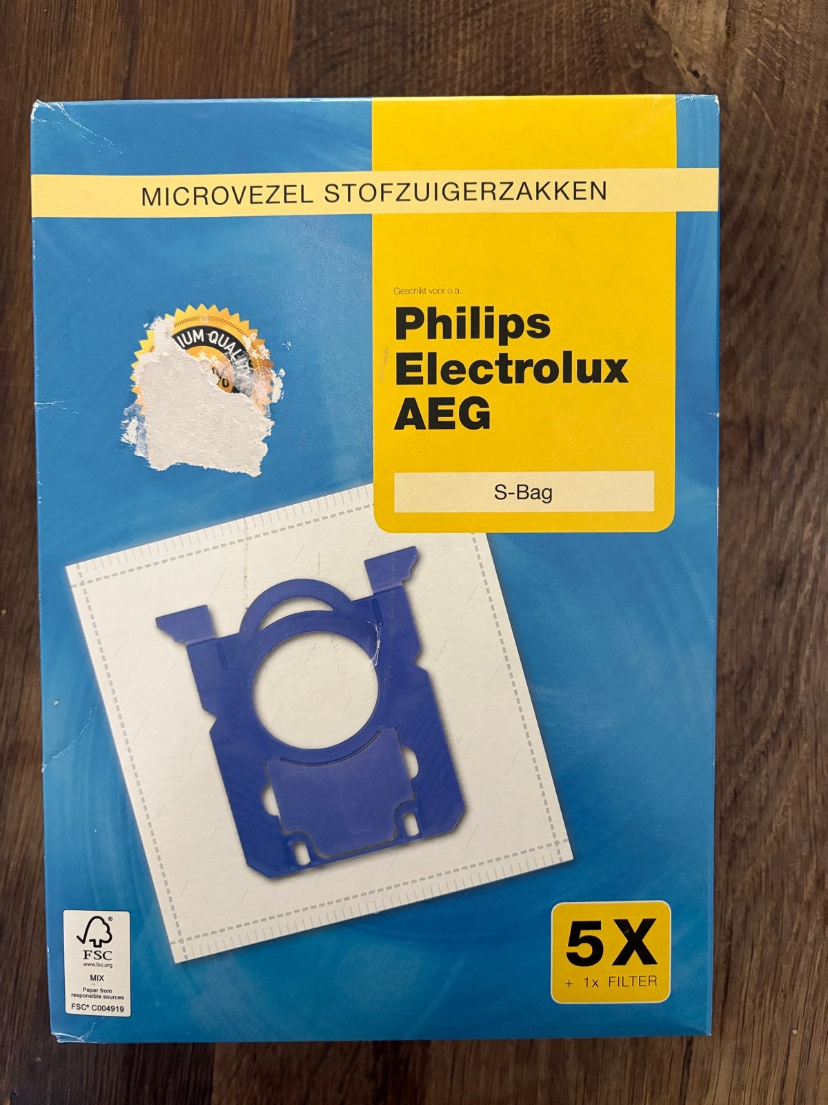12x Microvezel Stofzuigerzakken S-Bag Philips/Electrolux, Witgoed en Apparatuur, Stofzak, Philips, Nieuw, Ophalen of Verzenden