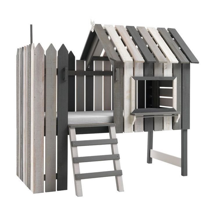 Jelle mix boomhut bed, Ophalen, 85 tot 100 cm, Gebruikt, Hoogslaper of Stapelbed