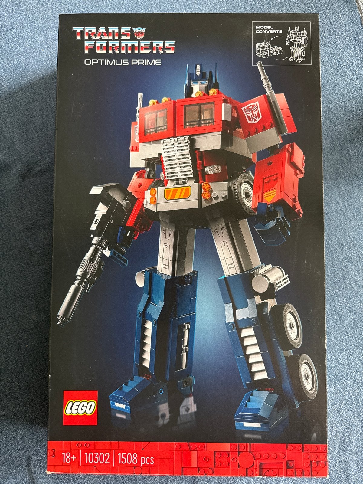LEGO Transformers Optimus Prime 10302 - ZGAN, Ophalen of Verzenden, Zo goed als nieuw, Overige merken