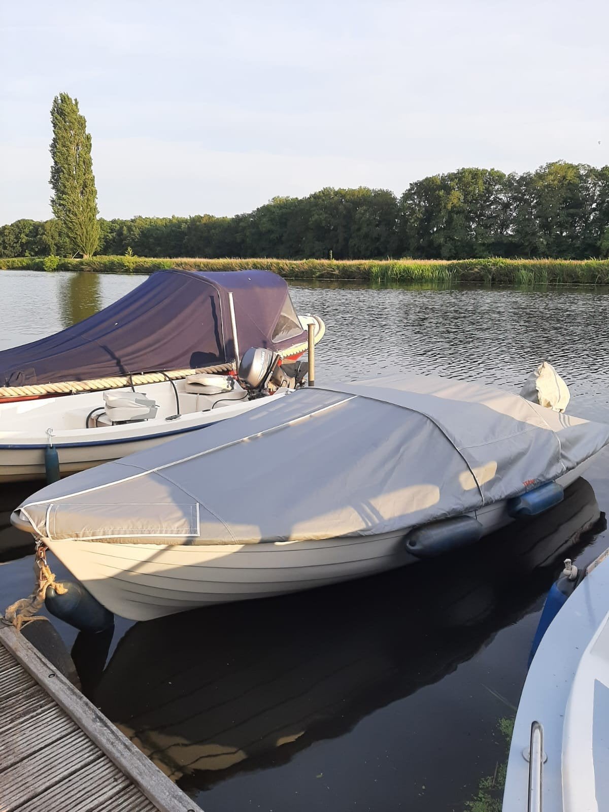 Bootje Terhi 440 + trailer en 6 PK Yamaha alles Nieuw Nog, Watersport en Boten, Speedboten, Ophalen, Overige merken, Kunststof