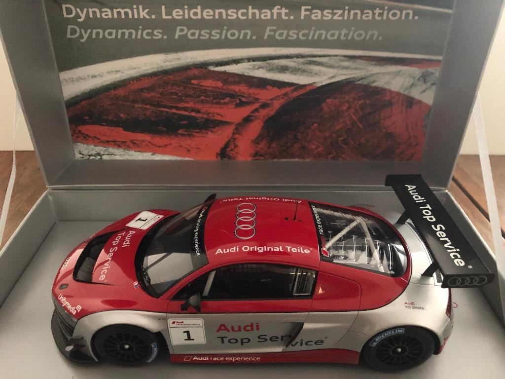 Spark Audi R8 LMS - Audi Driver Experience, Hobby en Vrije tijd, Modelauto's | 1:18, Ophalen of Verzenden, Zo goed als nieuw, Auto