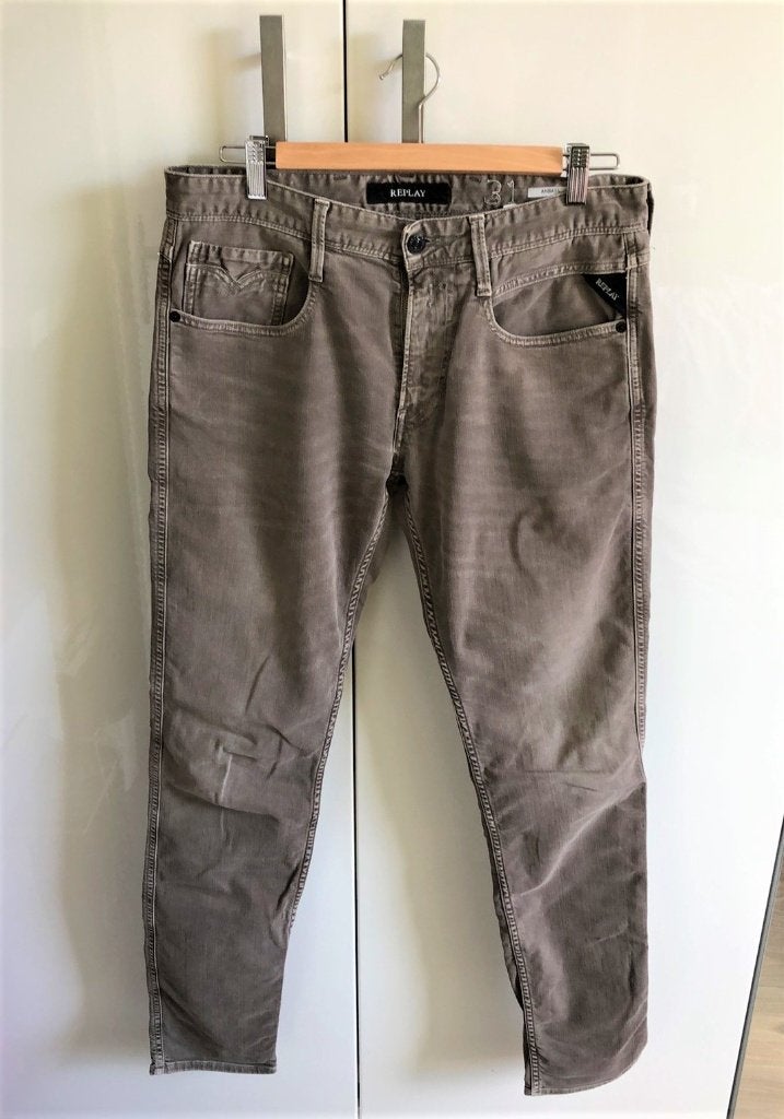 Replay spijkerbroek 31/34, Kleding | Heren, Ophalen of Verzenden, Gedragen, Blauw, W32 (confectie 46) of kleiner