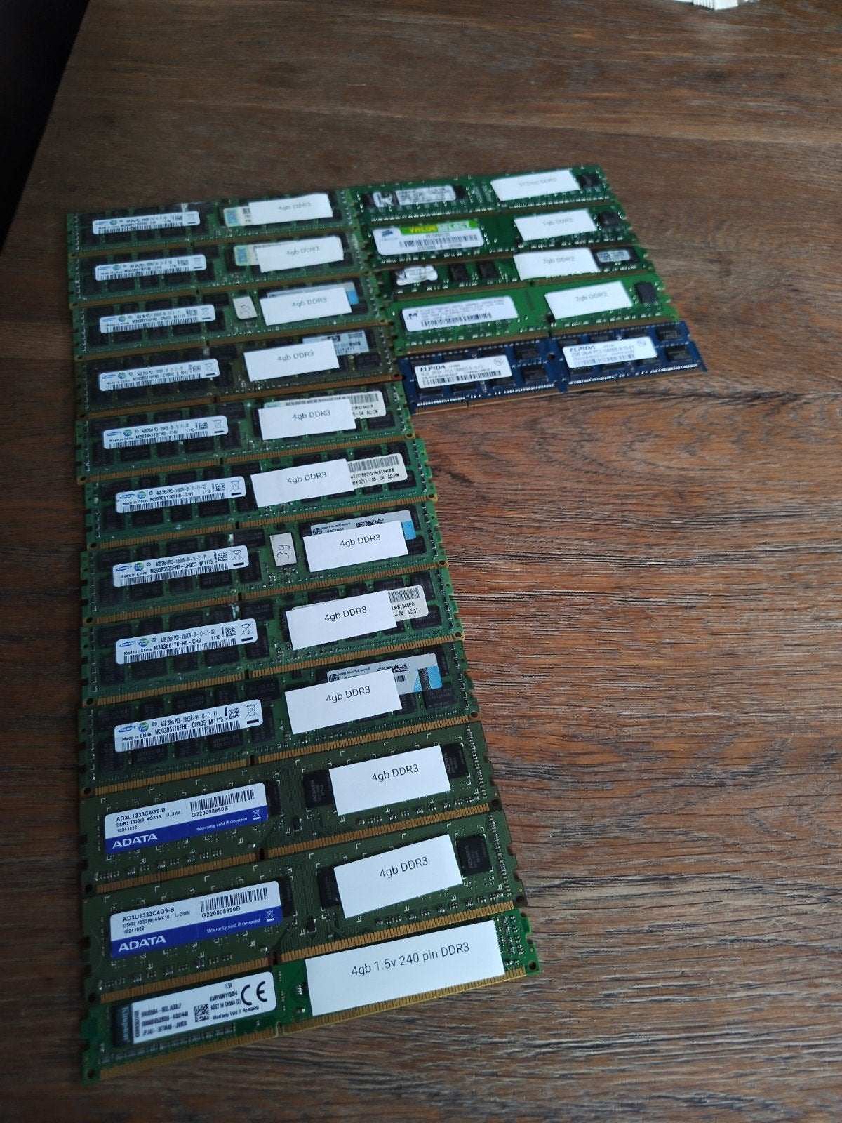 14x DDR3 RAM - 4GB per stuk - 60GB, Computers en Software, Gebruikt, Onbekend, Server, DDR3