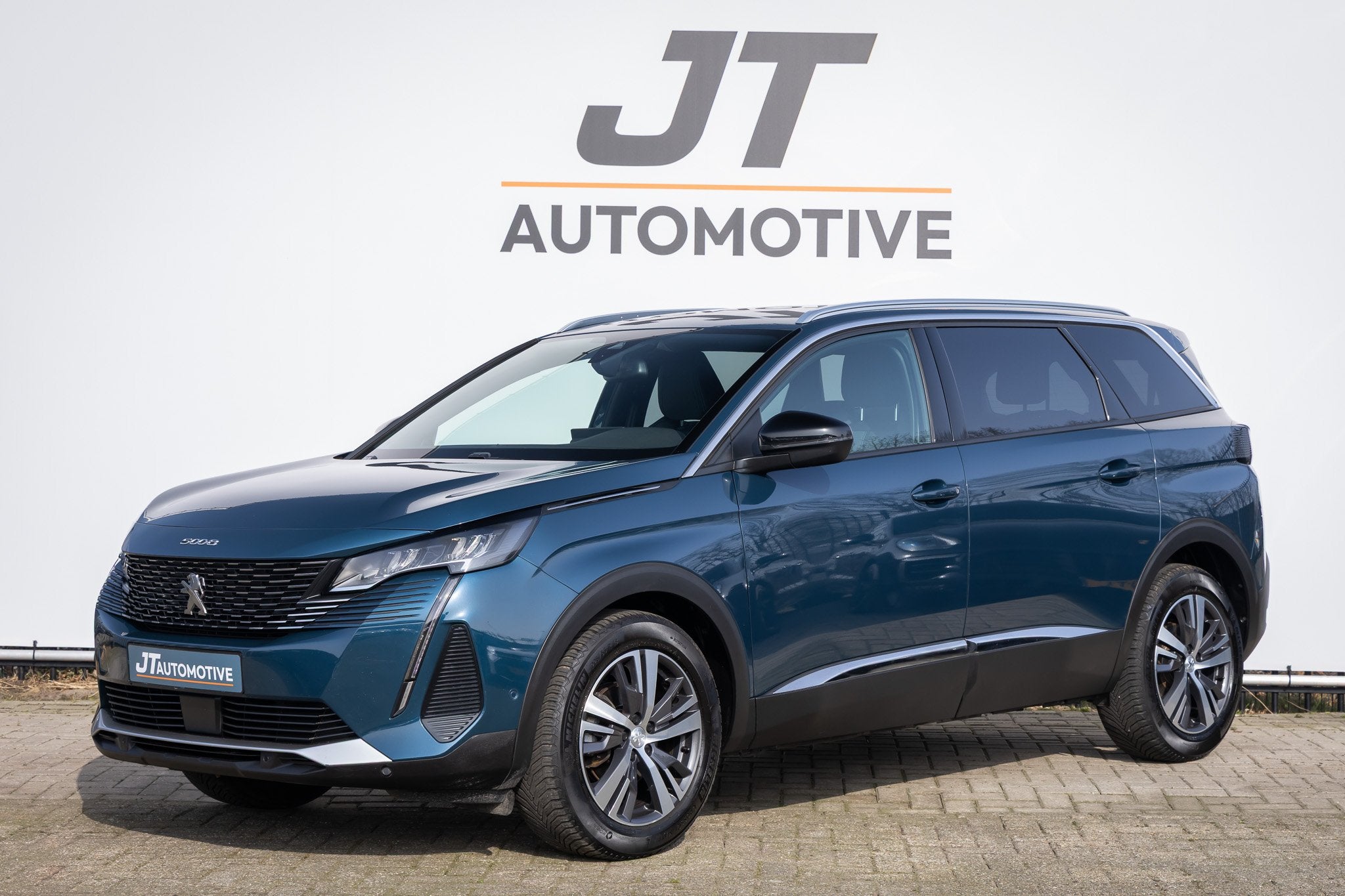 Peugeot 5008 1.2 PT Crossway 7 persoons trekhaak | 360 camer, Auto's, Gebruikt, Euro 6, 1199 cc, Blauw