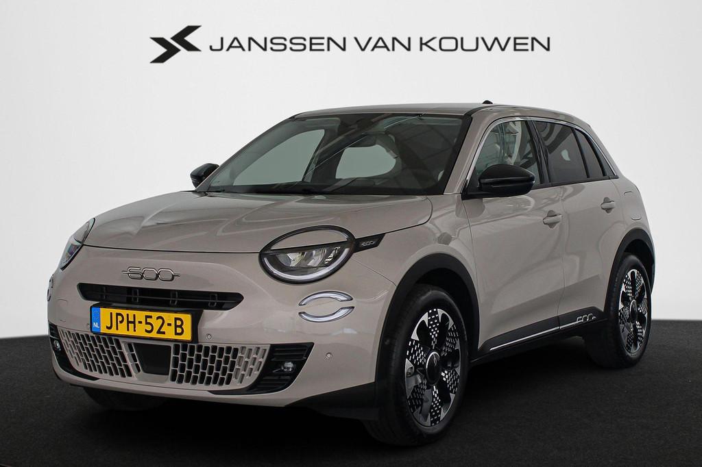 Fiat 600e La Prima 54 kWh Leder Stoelverwarming Massage Keyl, Auto's, Fiat, Bedrijf, Te koop, 600E, ABS, Achteruitrijcamera, Adaptive Cruise Control