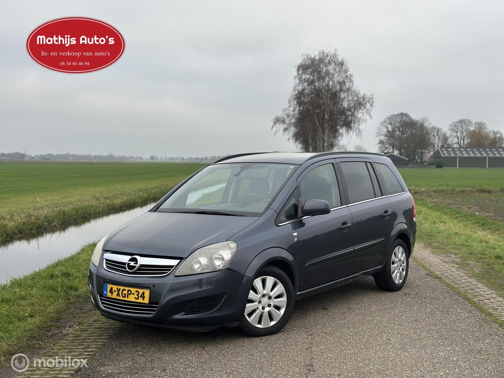 Opel Zafira 1.9 CDTi Cosmo Automaat! 7 Persoons!, Auto's, Opel, 4 cilinders, Blauw, 7 stoelen, 14 km/l