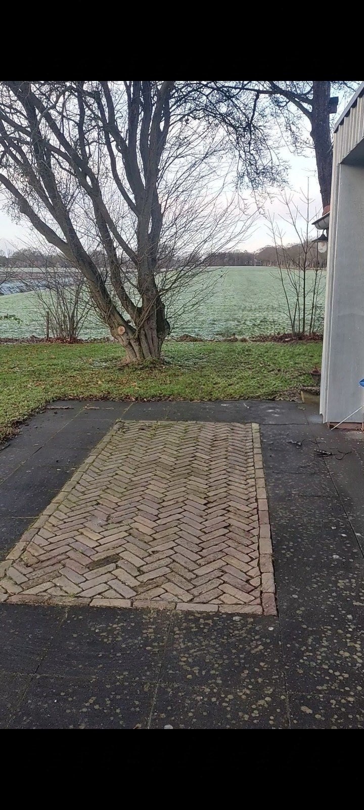 56 gebruikte grijze/antraciete tuintegels 50x50 cm, circa 14, Ophalen, Gebruikt, 10 m² of meer, Beton