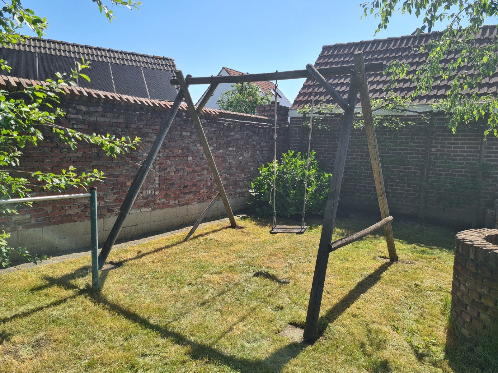 Houten schommel, Ophalen, Gebruikt, Schommel