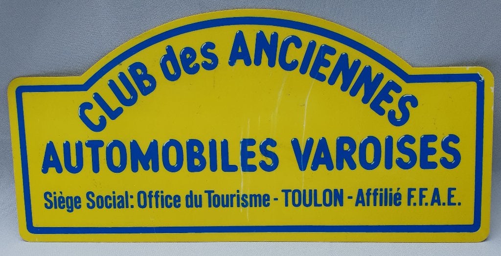 Verzamelplaat - "Club des Anciennes Automobiles Varoises", Verzenden, Zo goed als nieuw, Auto's