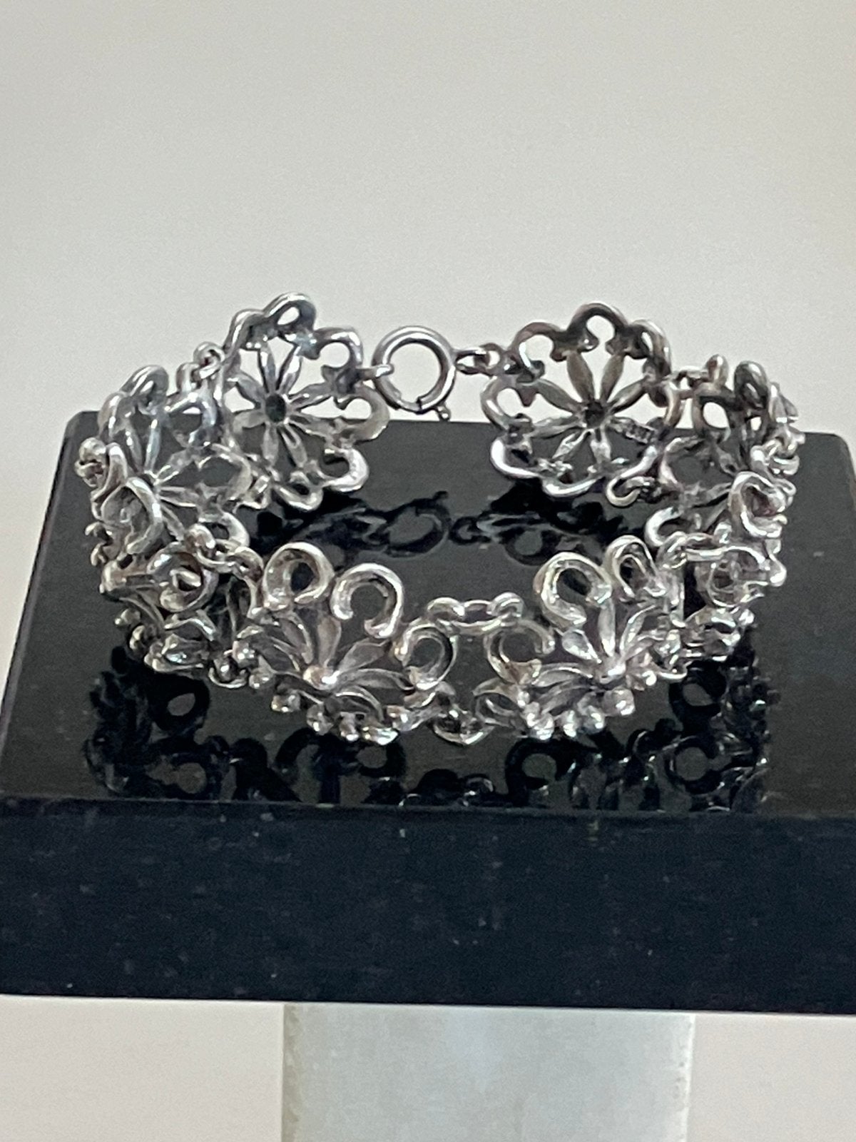 Antieke zilveren armband, Ophalen of Verzenden, Zo goed als nieuw, Zilver