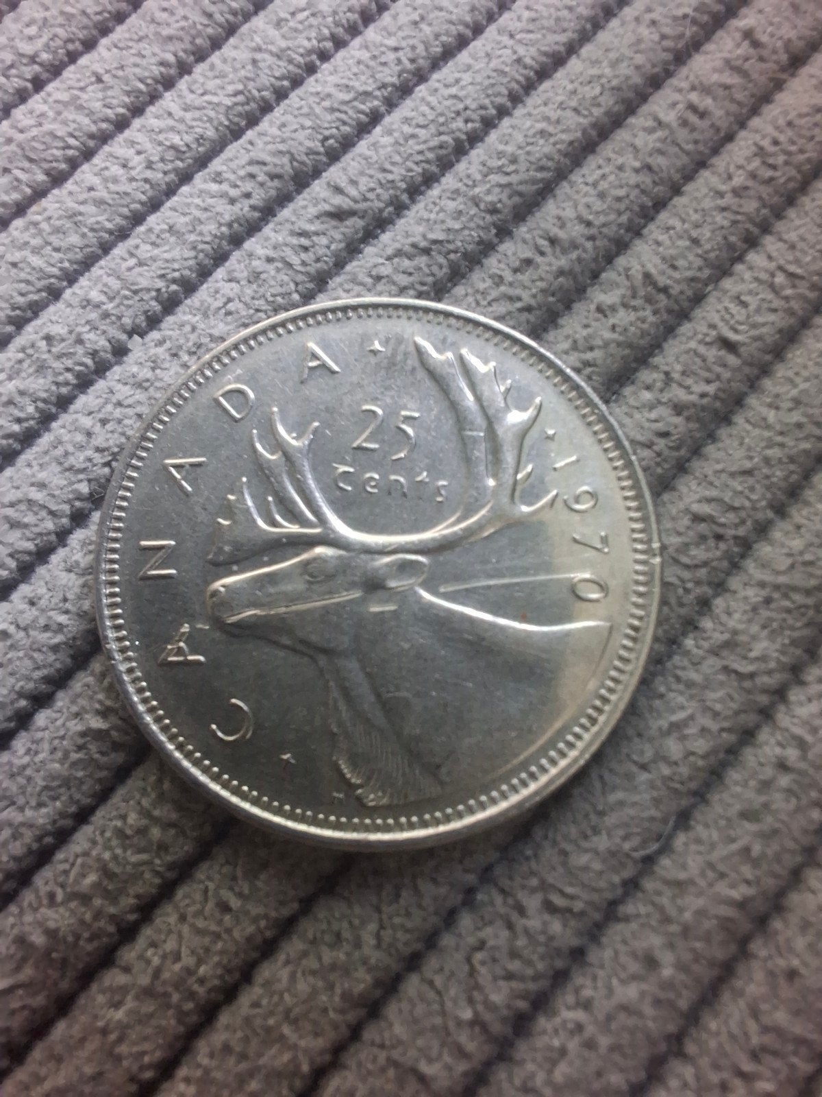 Canadese 25 cent munt 1970 - Koningin Elizabeth II, Ophalen of Verzenden, Zuidoost-Azië, Losse munt