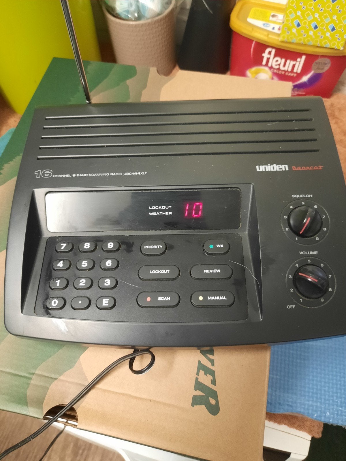 Uniden Bearcat UBC144XLT Scanner - Werkt goed, Ophalen of Verzenden, Gebruikt, Minder dan 30 kanalen