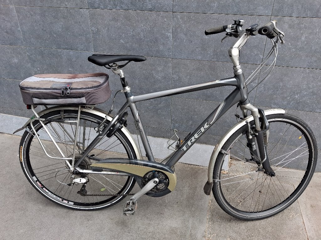 heren fiets TREK, Fietsen en Brommers, Fietsen | Heren | Herenfietsen, Velgrem, Versnellingen, 49 tot 53 cm, Zo goed als nieuw