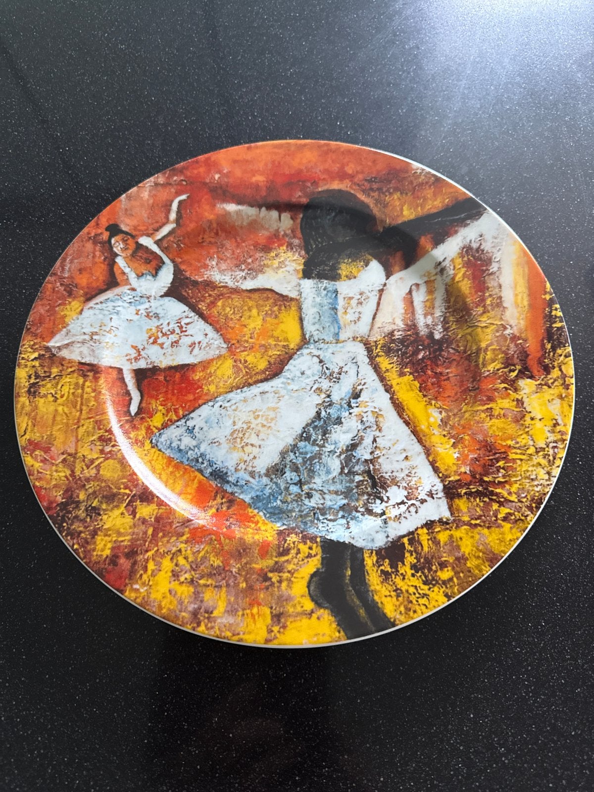 8 Onderborden van kunstenares Bongi Bengu  Ballerina's, Ophalen, Porselein, Overige stijlen, Bord(en)