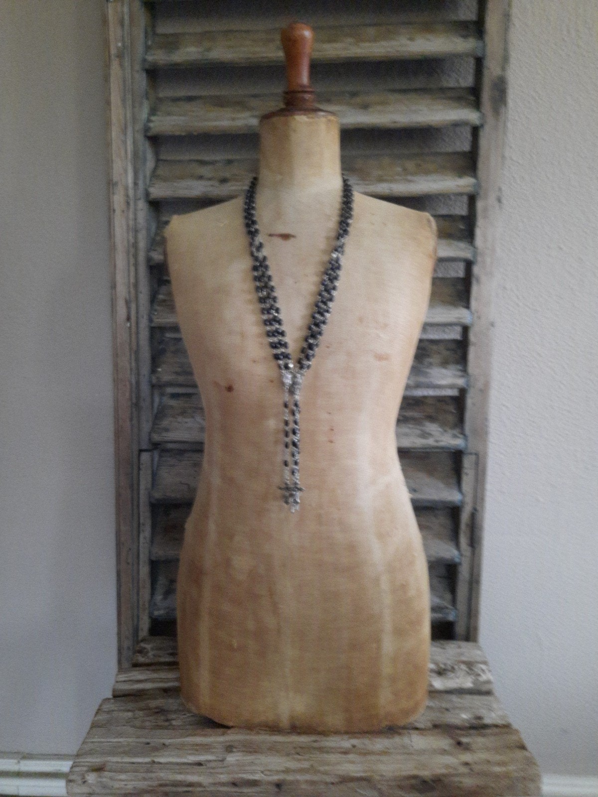 Oude paspop buste mannequin geleefd sleets brocante, Ophalen