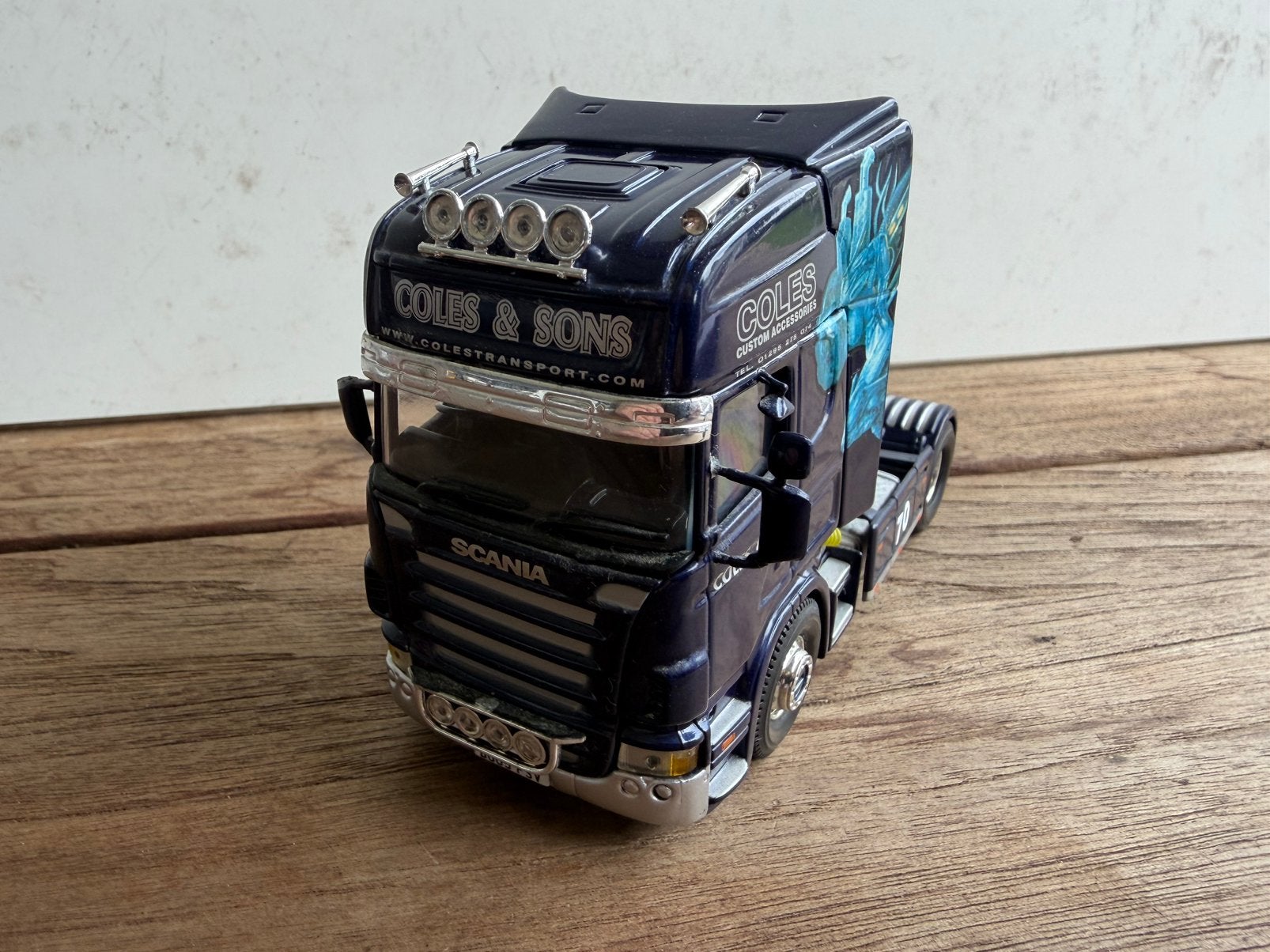 SCANIA COLES & SON CORGI, Ophalen of Verzenden, Gebruikt, Bus of Vrachtwagen, Corgi