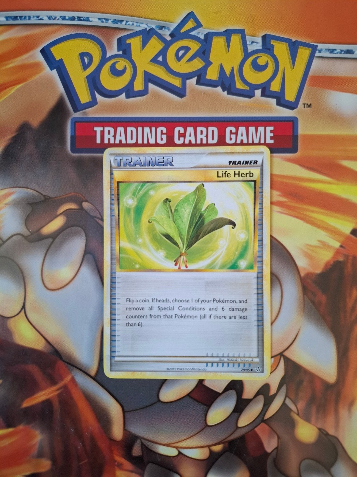 Life herb 79/95 Heartgold&Soulsilver Unleashed pokemon kaart, Ophalen of Verzenden, Gebruikt, Losse kaart