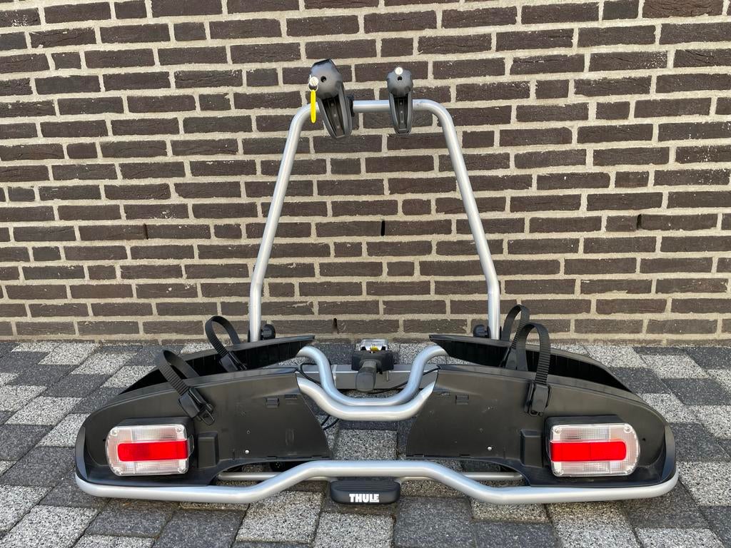 Thule EP 916 Trekhaakdrager - 2 fietsen max 60kg + oprijgoot, Ophalen, Zo goed als nieuw, 2 fietsen, Trekhaakdrager