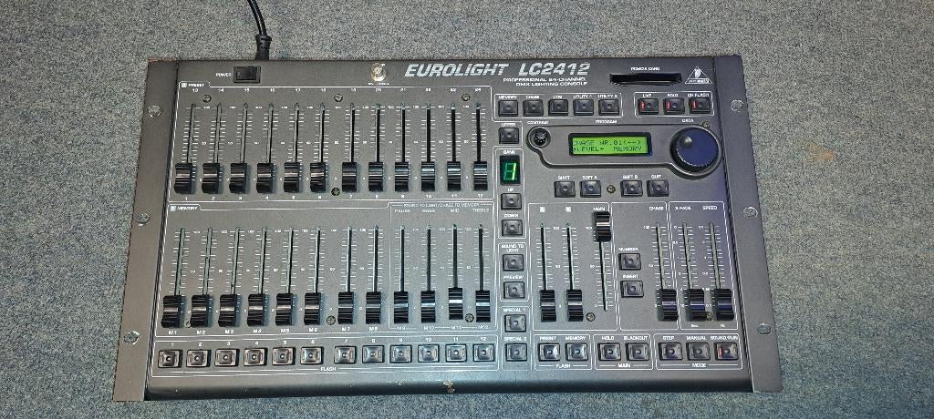 Beringer lichtsturing EUROLIGHT LC2412, Ophalen of Verzenden, Gebruikt, Overige typen