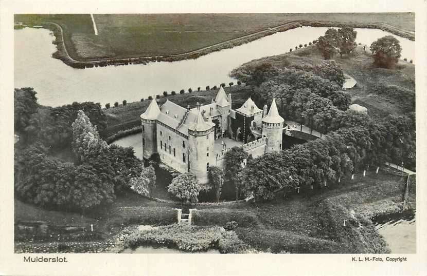 300-170-005 Muiden Muiderslot, Verzamelen, Verzenden, Voor 1920, Noord-Holland
