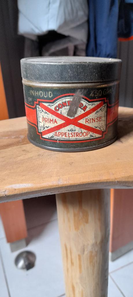Oud Rinse Appelstroop blik van ,FLIPJE,  de Betuwe NV, Ophalen of Verzenden, Gebruikt, Overige, Overige merken