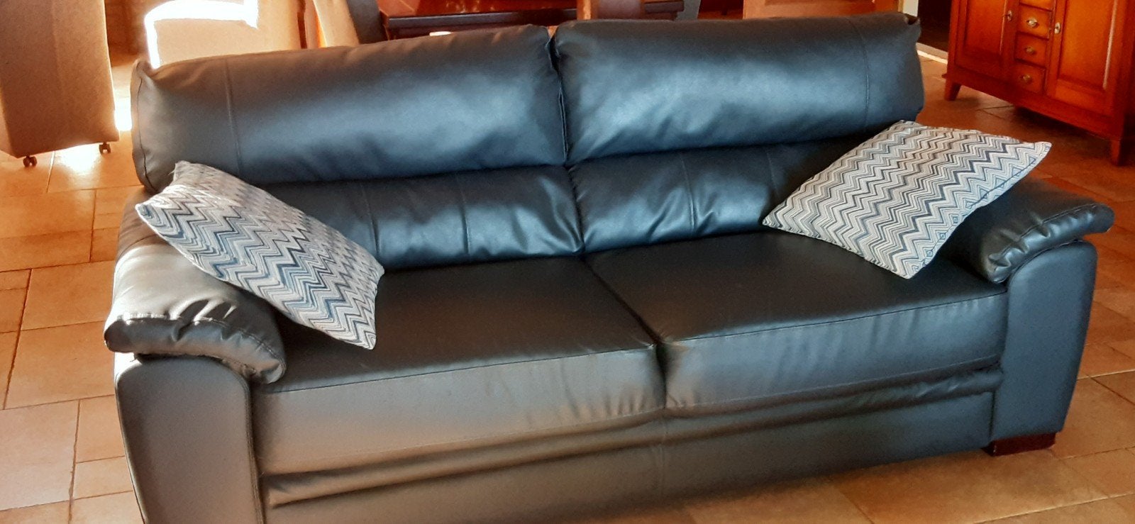 Bank 2,5 zit, Ophalen, Gebruikt, Tweepersoons, 75 tot 100 cm