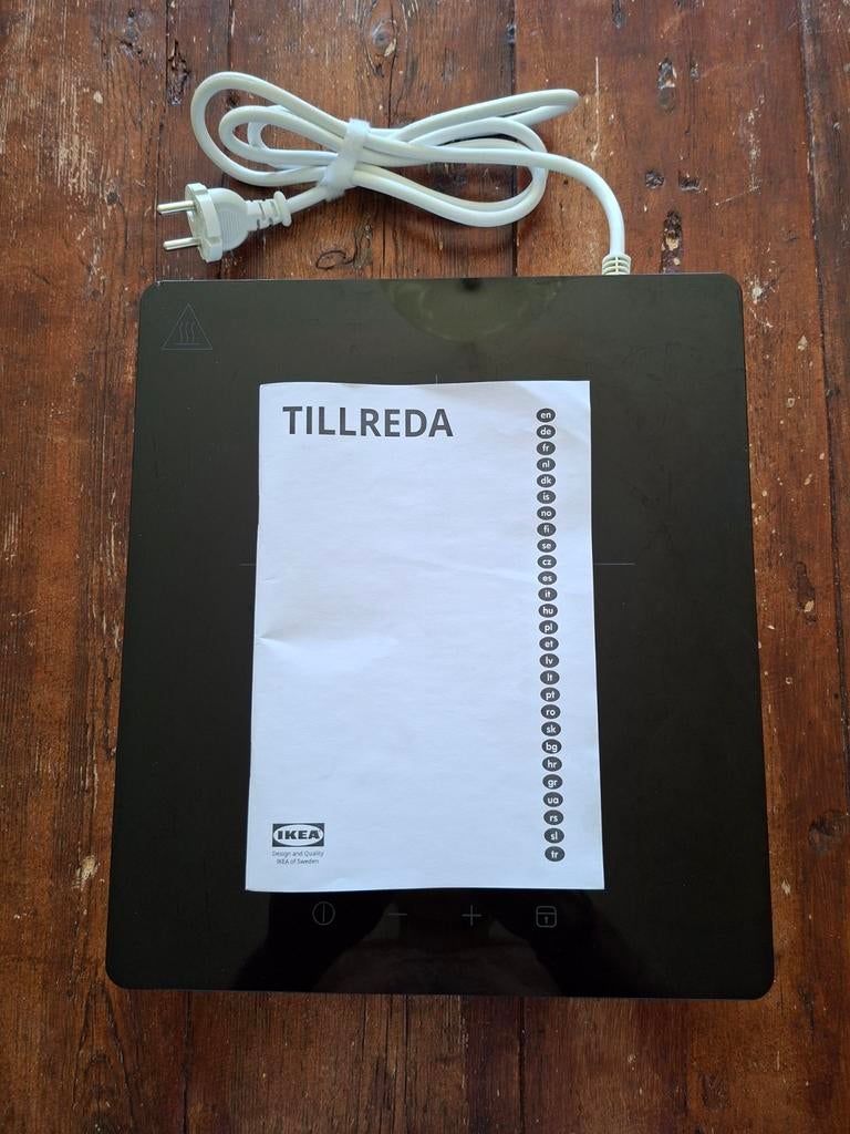 IKEA TILLREDA Inductiekookplaat - Zo goed als nieuw, 3 kookzones of minder, Ophalen of Verzenden, Zo goed als nieuw, Inductie