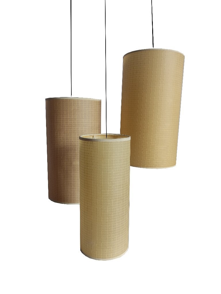 Schitterende SCE design Japanse stijl Kyoto hanglamp japandi, Ophalen of Verzenden, Gebruikt, Overige materialen, E27 (groot)