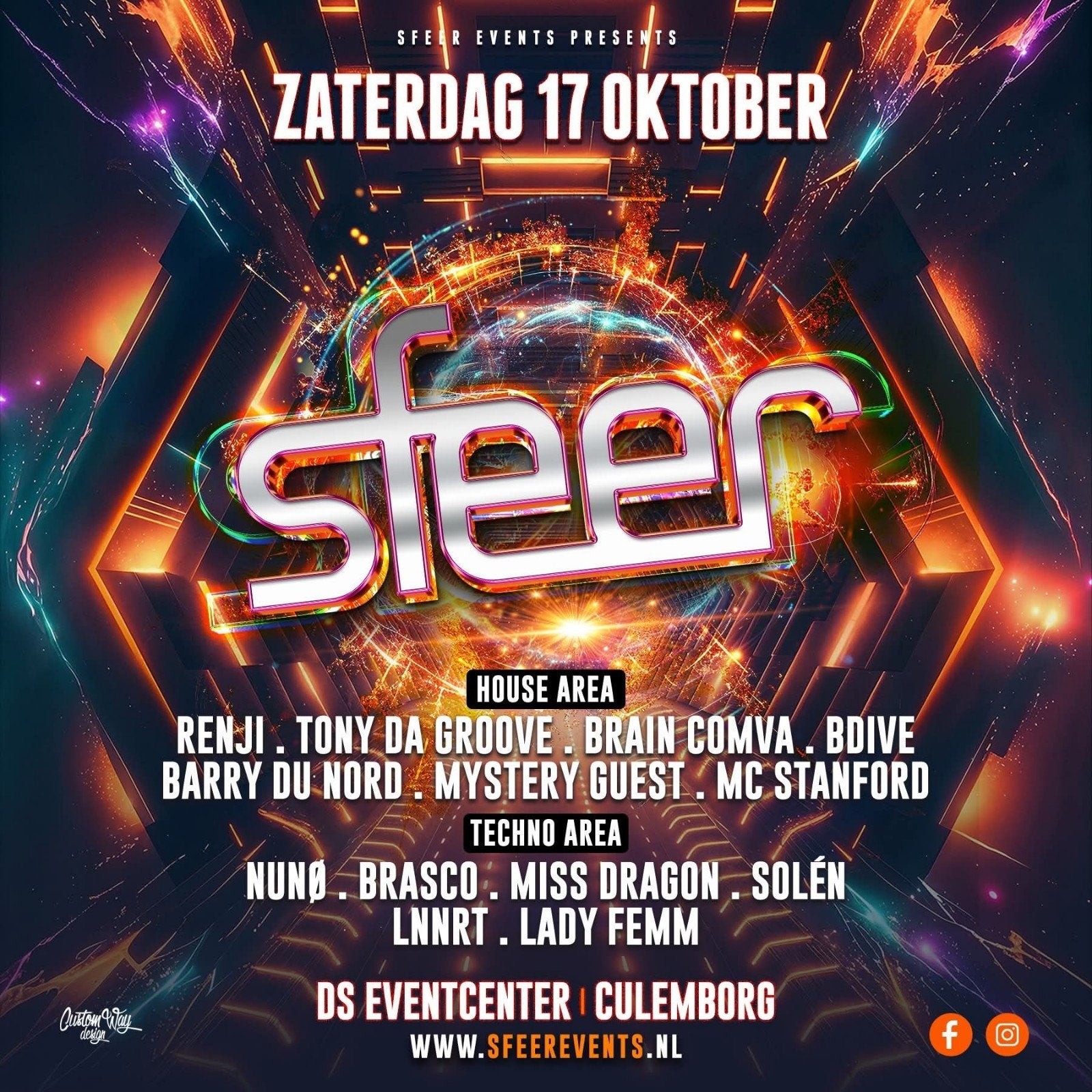 4 kaarten voor sfeer 17 oktober, Tickets en Kaartjes, Concerten | House, Techno en Trance, Twee personen, Oktober