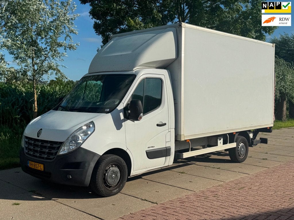 Renault Master T35 2.3 dCi L4H2 Bakwagen 150PK MARGE|AIRCO|C, Auto's, Euro 5, Gebruikt, Zwart, 4 cilinders