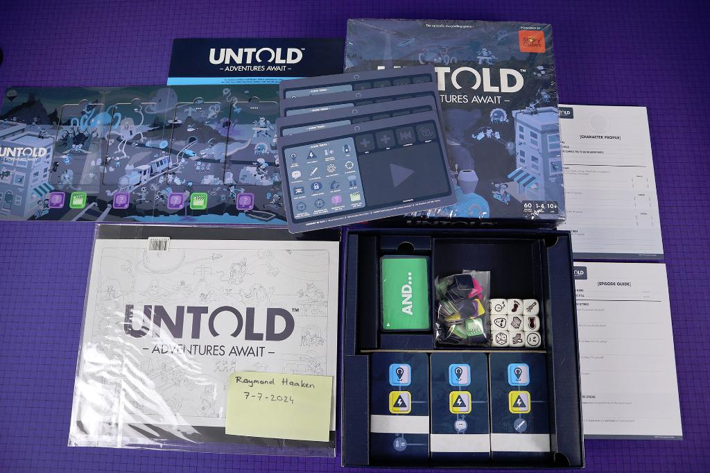 Bordspel Untold - Adventures Await - KS editie, Een of twee spelers, Ophalen of Verzenden, Nieuw, Creativity Hub