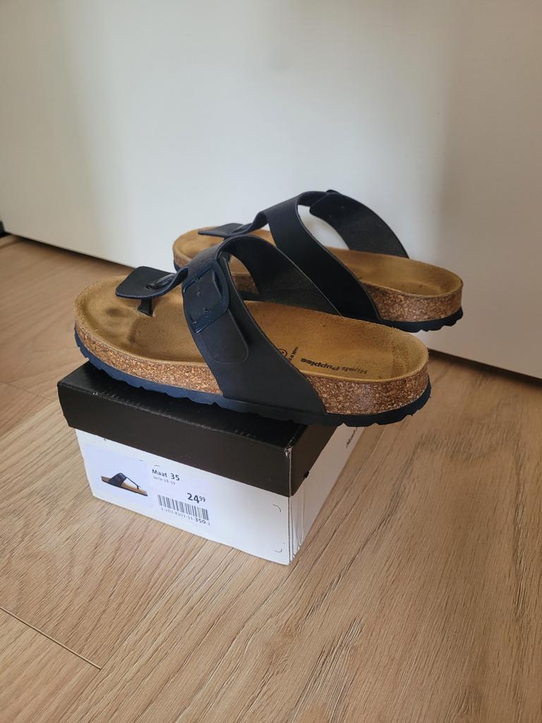 hush puppies slippers maat 33/34 blauw, Kinderen en Baby's, Kinderkleding | Schoenen en Sokken, Hush Puppies, Jongen of Meisje