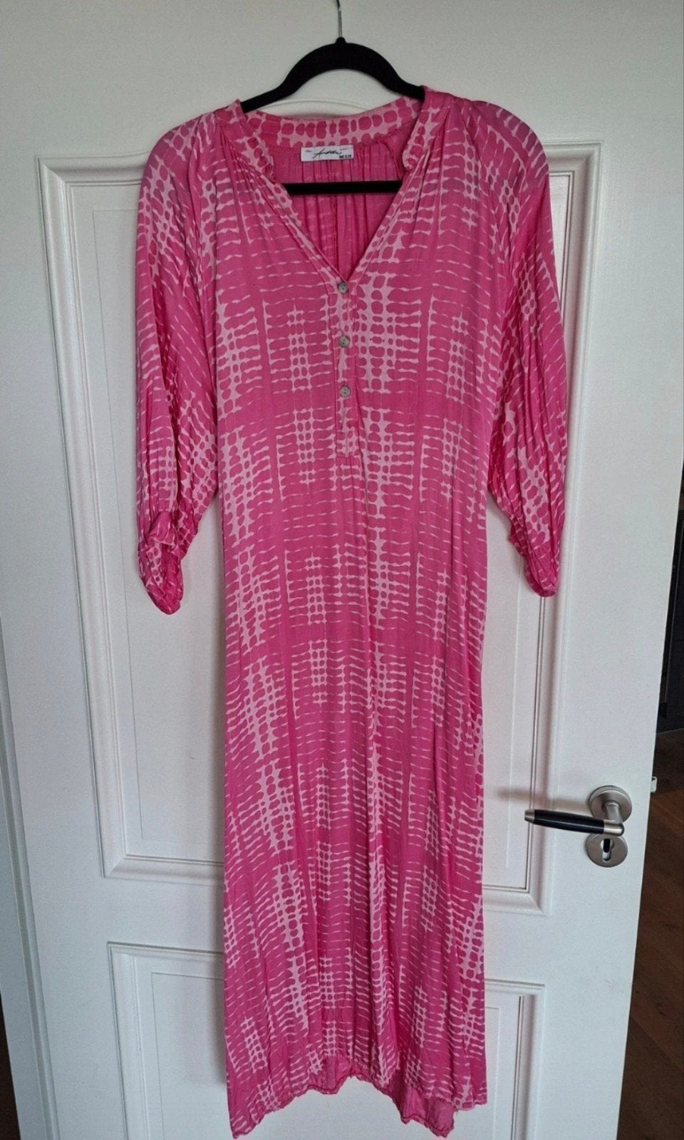 Soepelvallende roze zomerjurk Ambika, maat 38/40, Maat 38/40 (M), Ophalen of Verzenden, Roze, Ambika