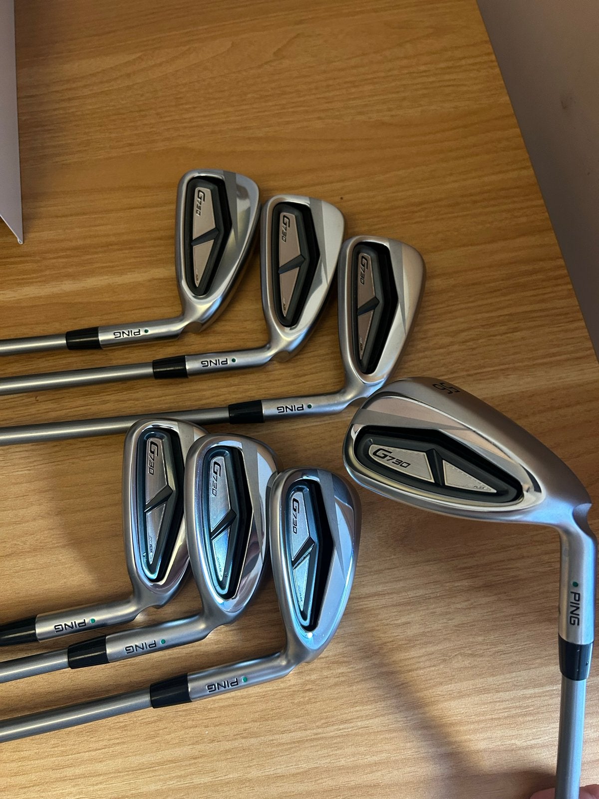 Ping G730 ijzerset senior flex, Ophalen of Verzenden, Zo goed als nieuw, Set, Ping