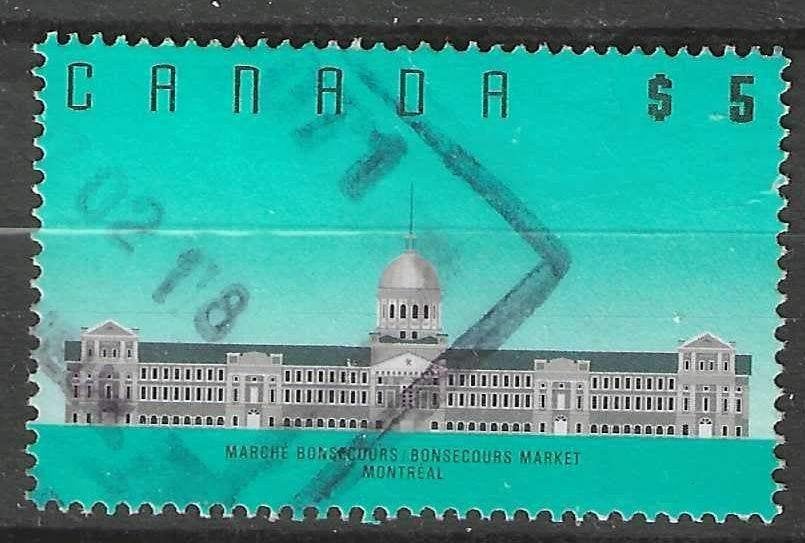 Canada 1990 - Yvert 1143 - Canadese architectuur - 5 d. (ST), Verzenden, Gestempeld, Noord-Amerika