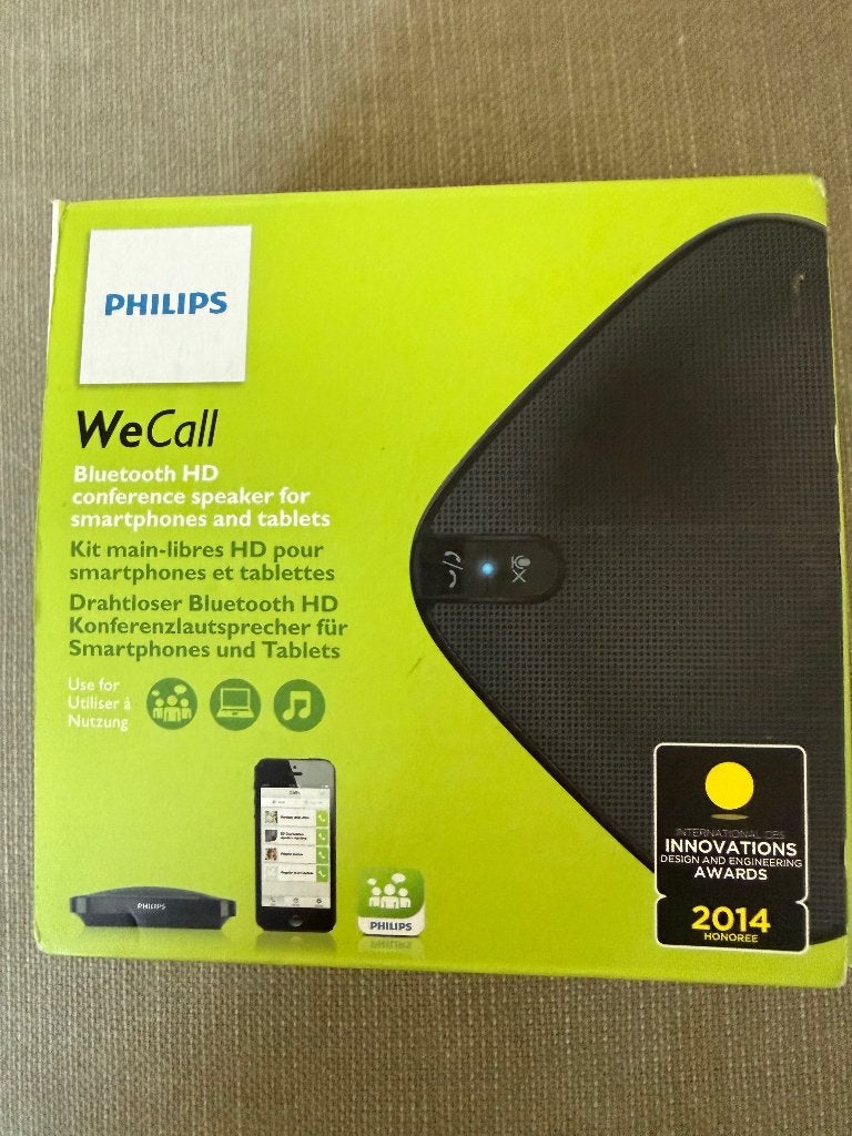 WeCall Philips bluetooth vergaderspeaker, Ophalen of Verzenden, Zo goed als nieuw