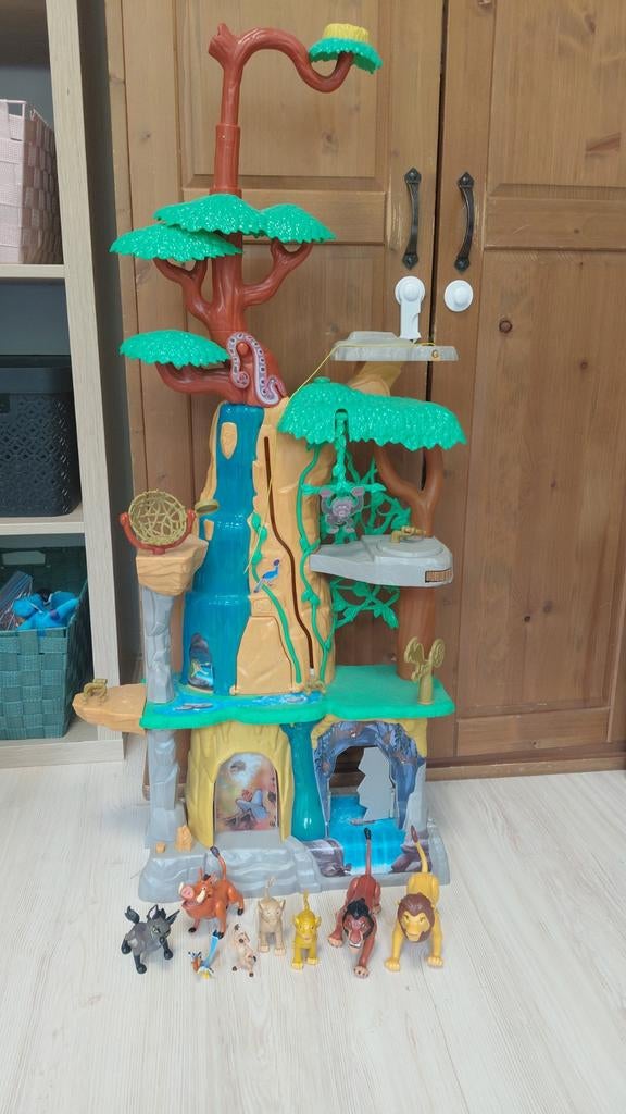Disney Lion king speelset groot, Ophalen of Verzenden, Zo goed als nieuw