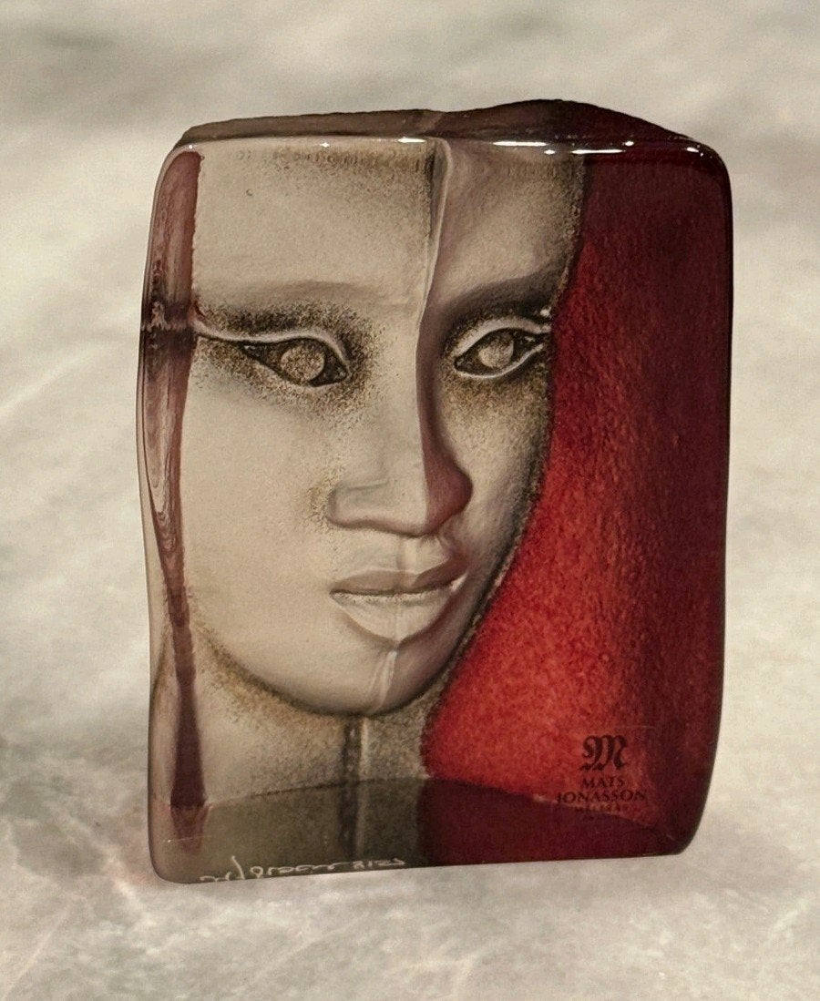 Sculptuur Mazzai Noviata (rood) M.Jonassen, Ophalen of Verzenden