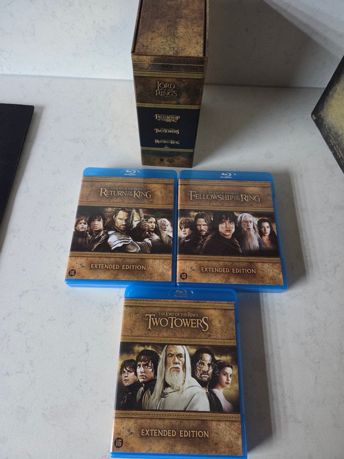 Blu-ray boxset - Lord of the Rings - Extended editie, Cd's en Dvd's, Blu-ray, Ophalen of Verzenden, Zo goed als nieuw, Actie, Boxset