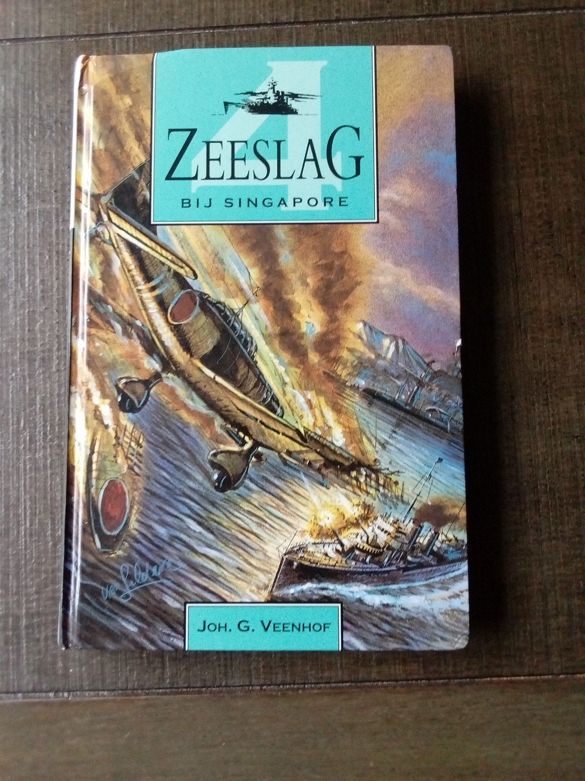 Zeeslag bij Singapore (deel 4) - Joh. G. Veenhof, Boeken, Zo goed als nieuw, Joh. G. Veenhof, Overige onderwerpen, Ophalen