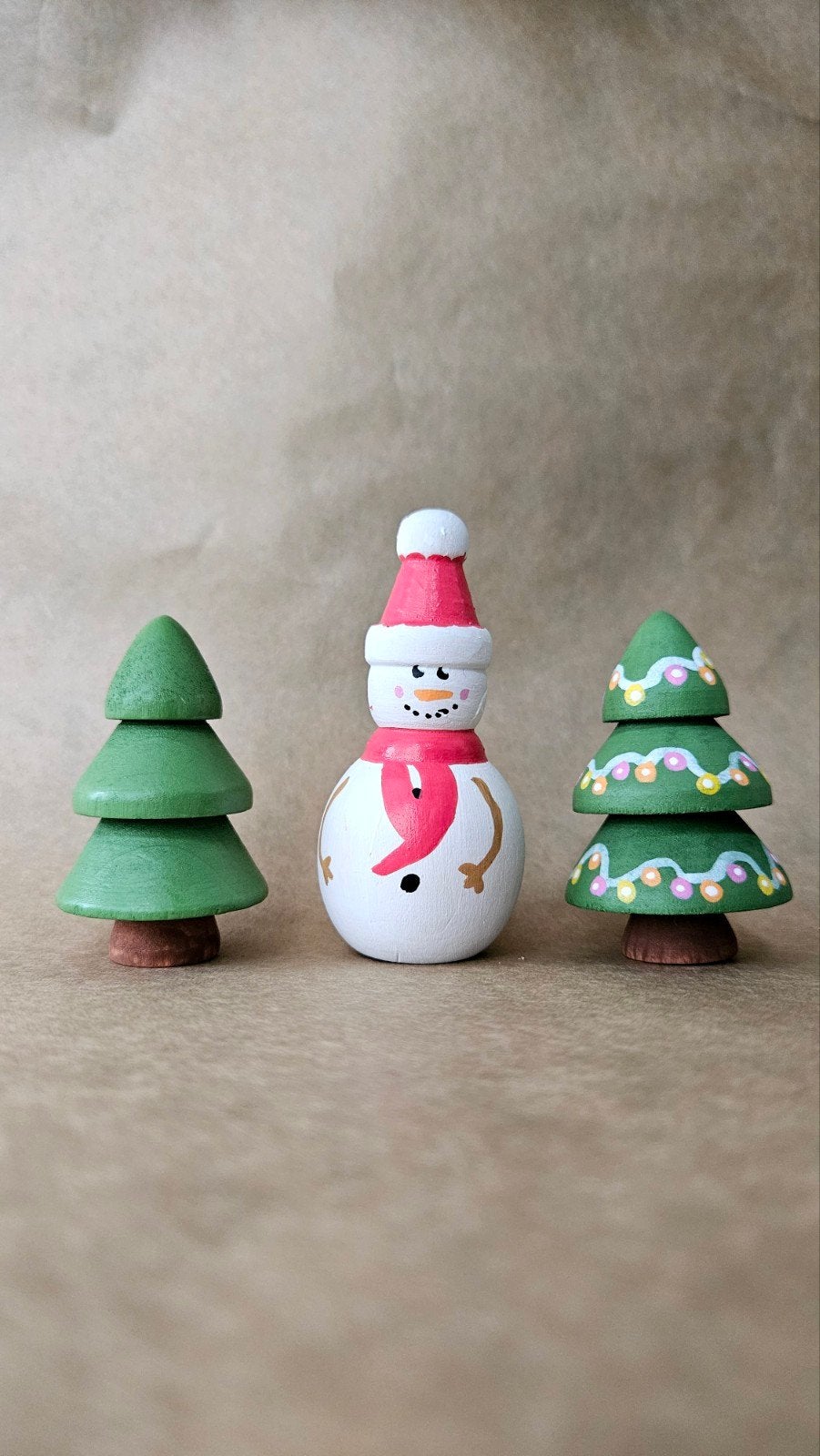 open einde speelgoed winter kerst poppetjes, Ophalen of Verzenden