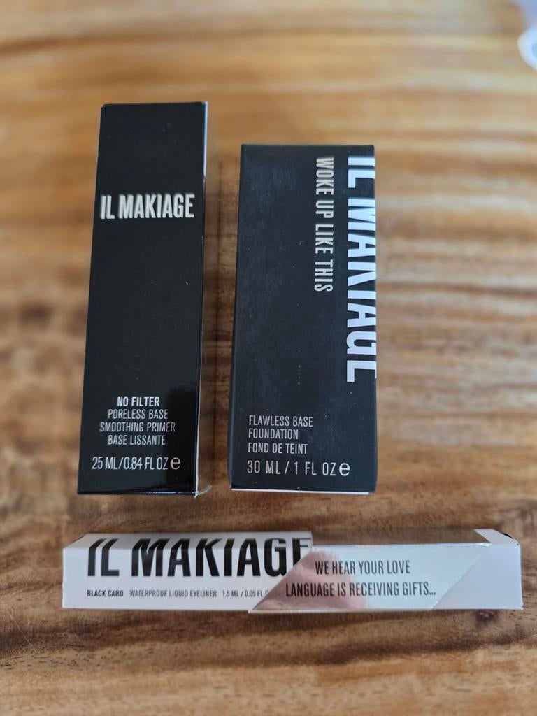 IL MAKIAGE Make-up Set: Primer, Foundation & Eyeliner, Ophalen