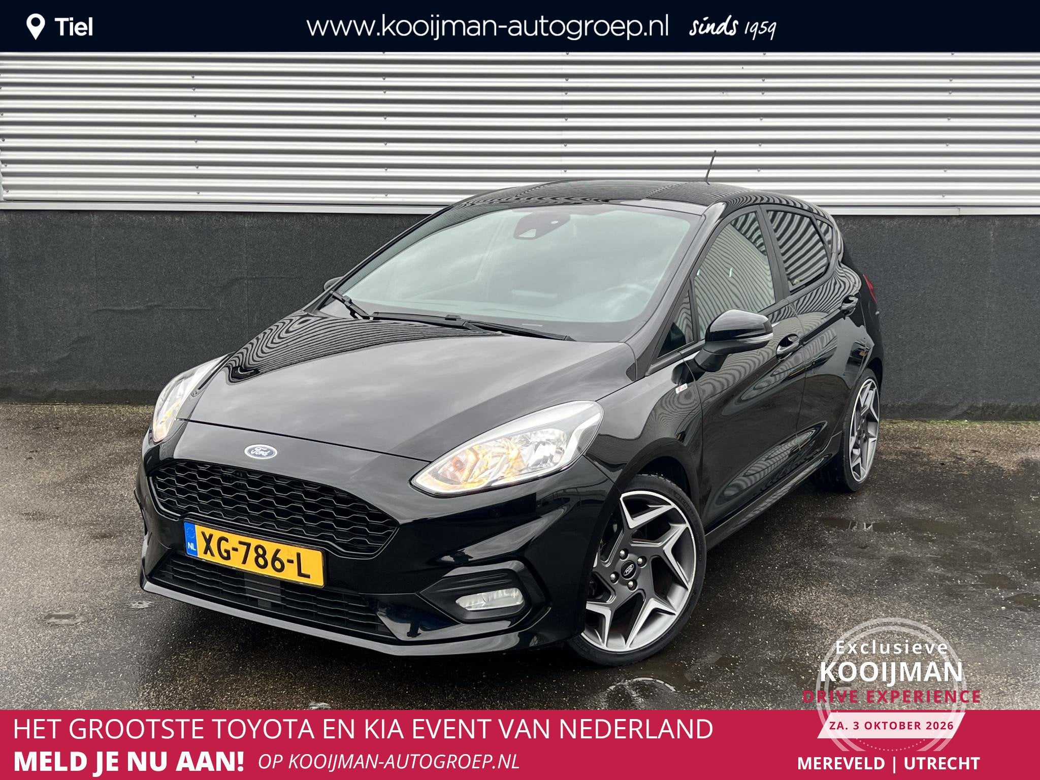 Ford Fiesta 1.0 EcoBoost Titanium ST-Line Navigatie, LMV, Pr, Auto's, Voorwielaandrijving, Dealer onderhouden, Gebruikt, Euro 6