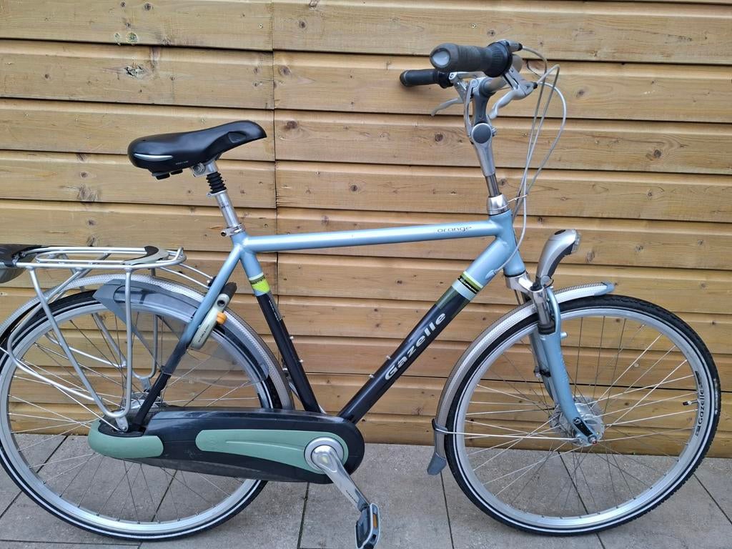 Mooie Gazelle Orange Herenfiets., Fietsen en Brommers, Fietsen | Heren | Herenfietsen, Ophalen, Versnellingen, Zo goed als nieuw