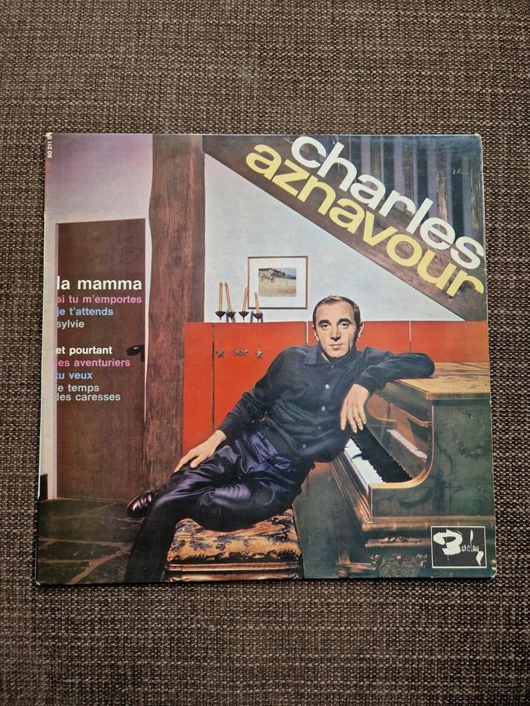 Charles Aznavour - La Mamma LP (Vinyl), Cd's en Dvd's, Ophalen of Verzenden, Gebruikt