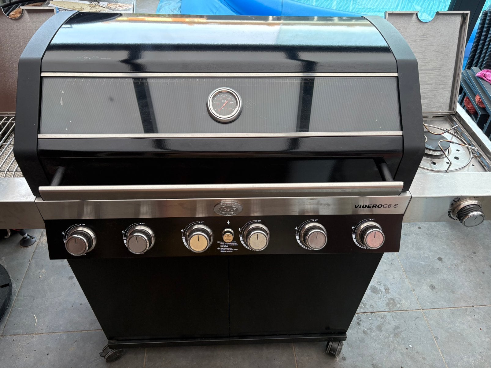 Rösle Videro G6-S gasbarbecue,bbq, Ophalen, Gebruikt