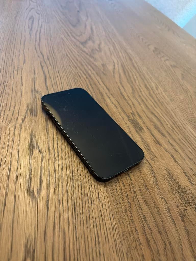 iPhone 14 Pro, Telecommunicatie, Mobiele telefoons | Apple iPhone, Ophalen of Verzenden, Gebruikt, Zwart, IPhone 14 Pro