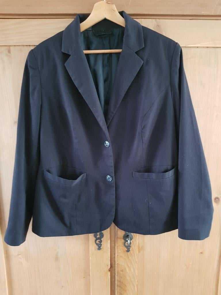 Zwart colbert/jasje/blazer bpc collection maat 46, Onbekend, Ophalen of Verzenden, Zo goed als nieuw, Blauw