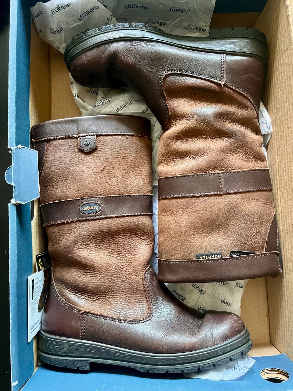 Dubarry Kildare Gore-Tex outdoor laarzen - Maat 37.5, Kleding | Dames, Schoenen, Ophalen of Verzenden, Gedragen, Bruin, Hoge laarzen